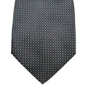 Charvet Black/Grey/White Classy Silk Tie